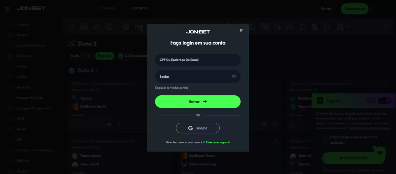 Login Jonbet