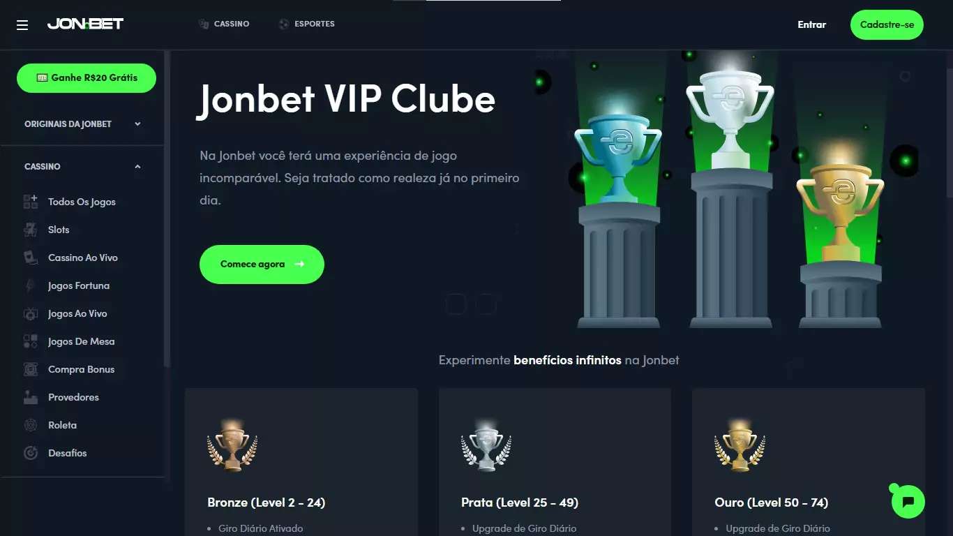 Jonbet VIP Clube